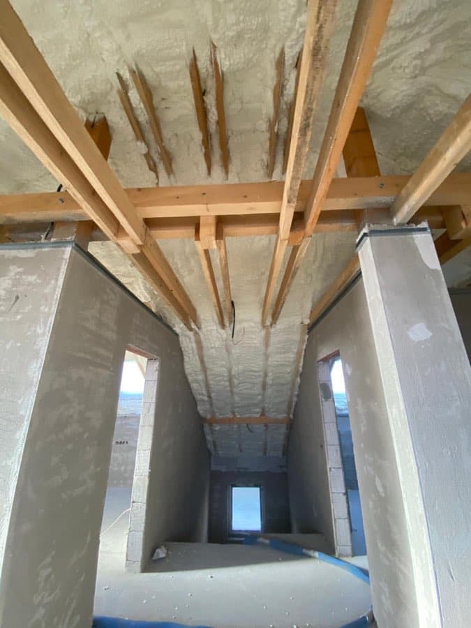 Lucrare WE SPRAY 25 – spumă poliuretanică și poliuree